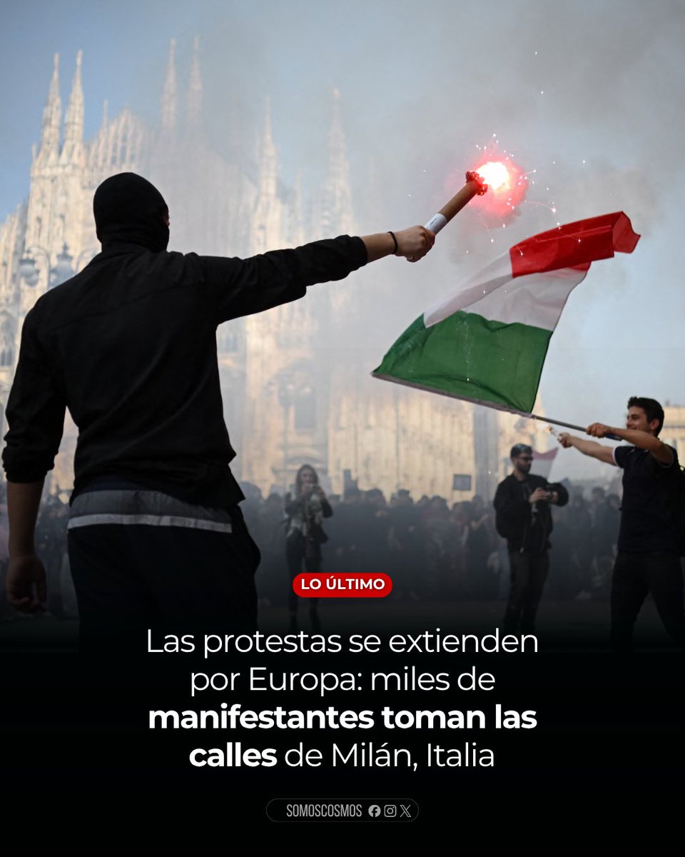 Italia descarta que los disturbios de Milán estén conectados con Francia o Rusia