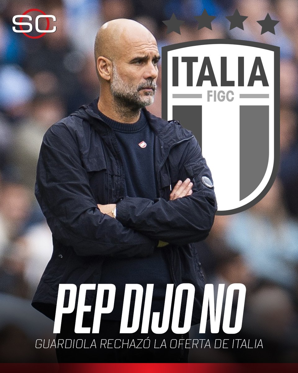Guardiola dice no a Italia y la selección azzurra ficha a Pirlo