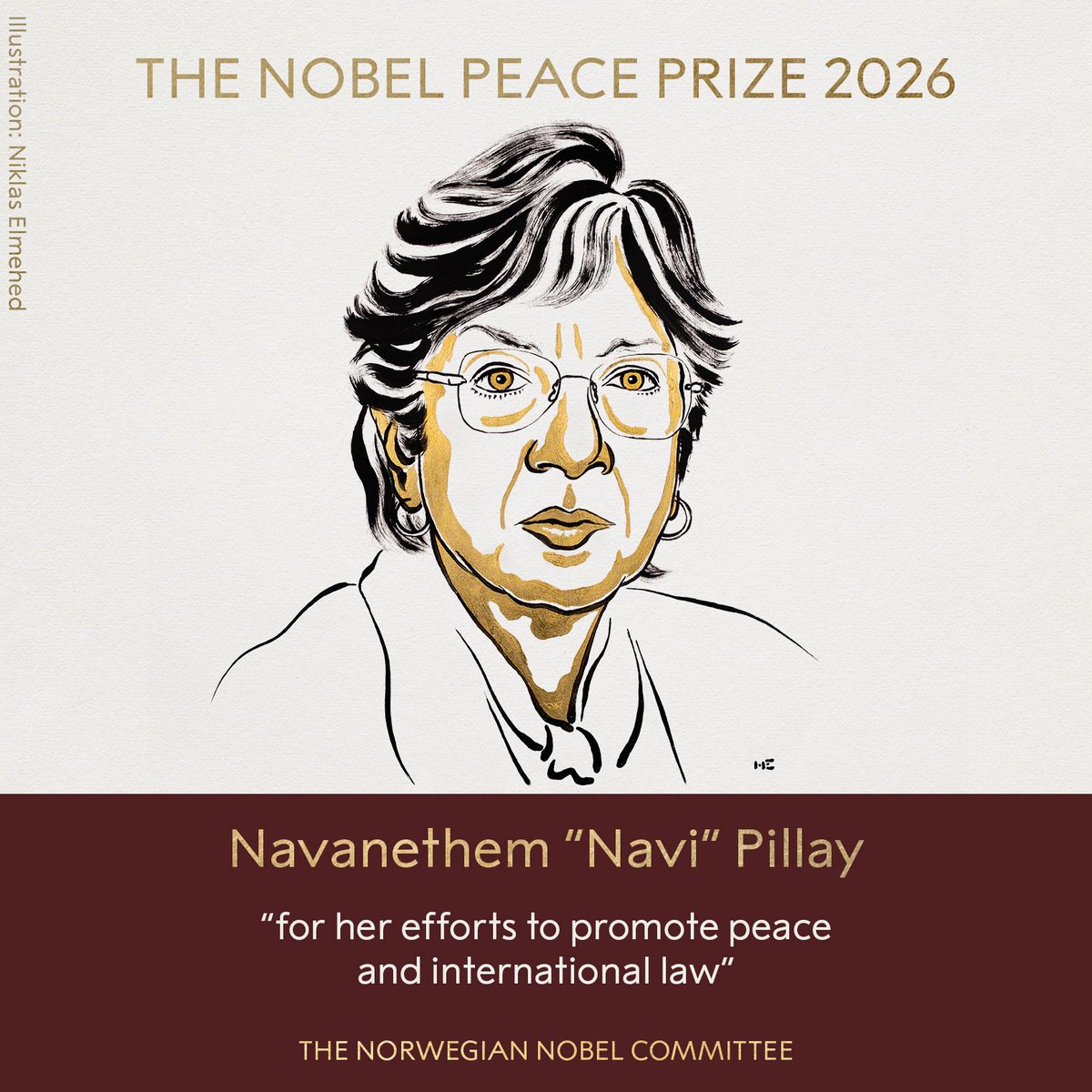 Sánchez felicita el Nobel de la Paz a Navi Pillay, un año después de negarse a pronunciarse sobre el de Machado