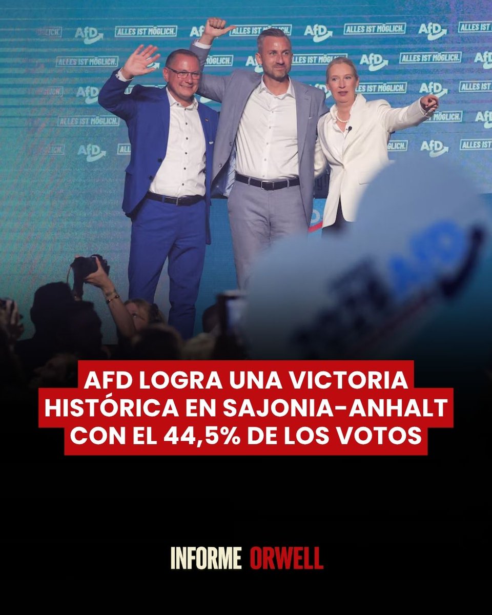 La AfD arrasa en Sajonia-Anhalt y deja temblando al Gobierno de Merz